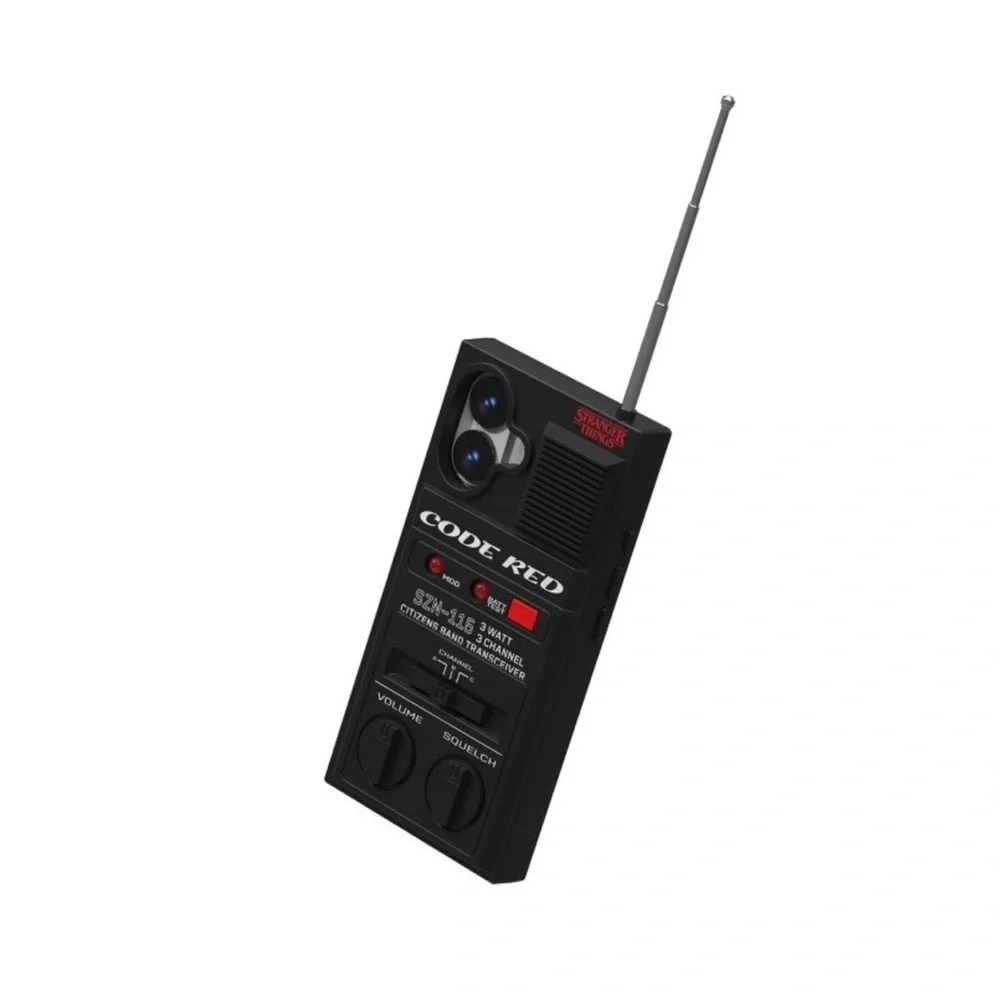 Stranger Things iPhone 17 WALKIE TALKIE Phone Case Code‎ Red NEW 2025